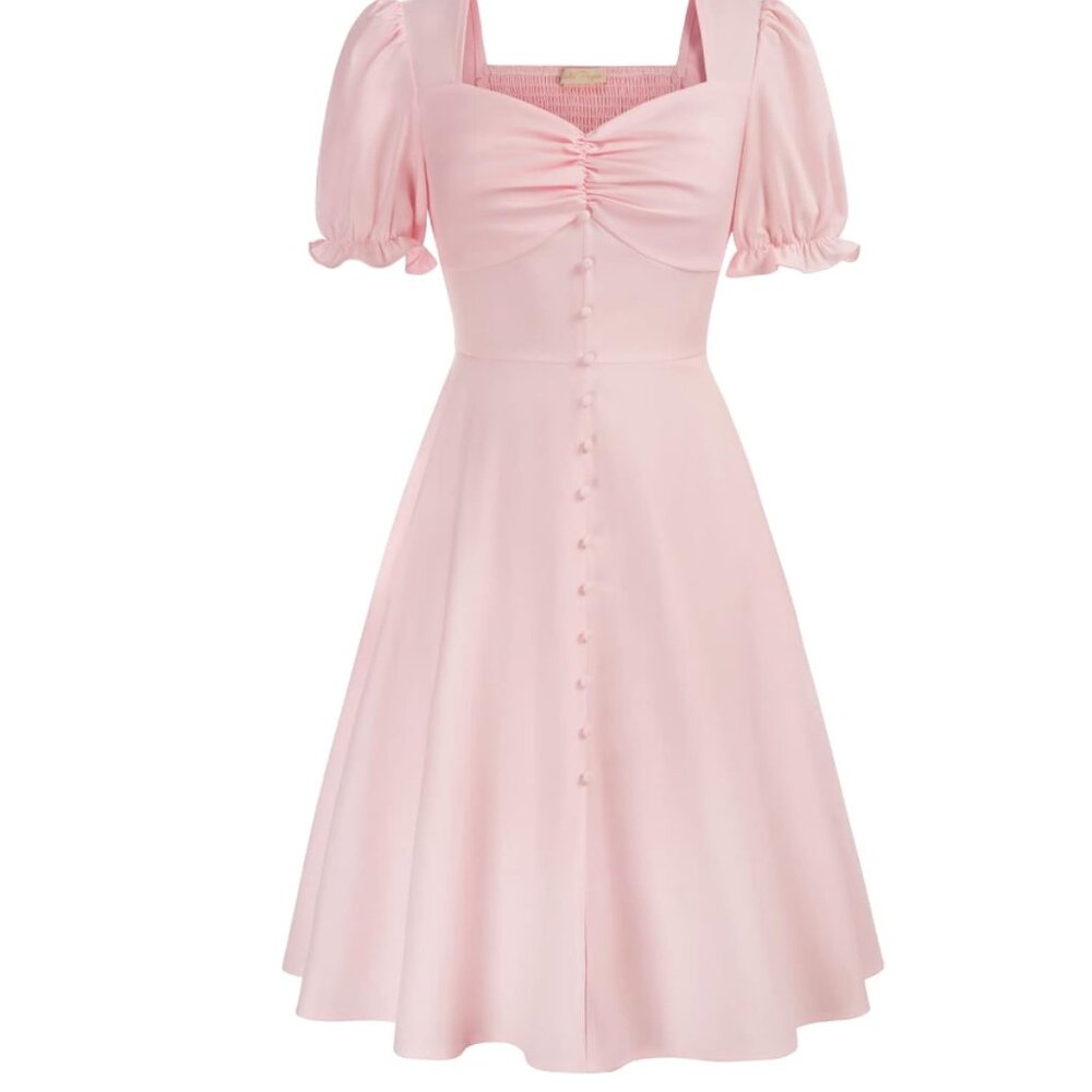 Belle Poque Women 2024 Summer Puff Dress - Picture 2 of 7
